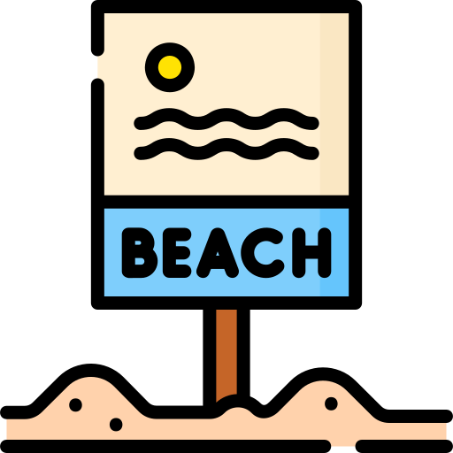 Vista sulla spiaggia